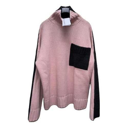 Pre-owned Jw Anderson Wool Sweatshirt In Pink