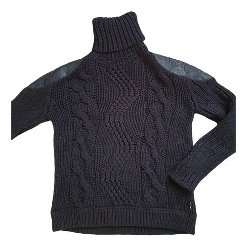 Pre-owned Philipp Plein Wool Knitwear & Sweatshirt In Black