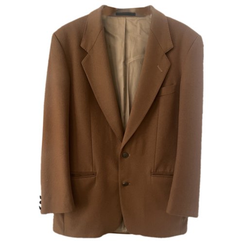 Pre-owned Saint Laurent Cashmere Jacket In Brown