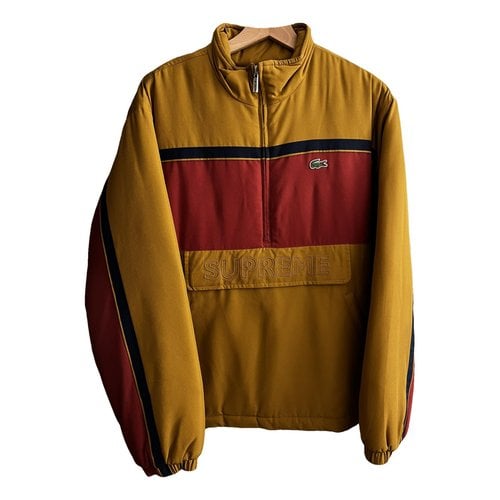 Pre-owned Lacoste X Supreme Jacket In Camel