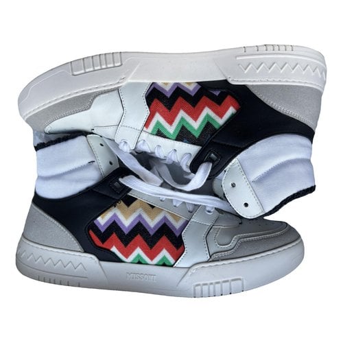 Pre-owned Missoni High Trainers In Multicolour