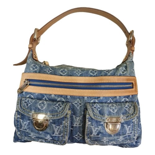 Pre-owned Louis Vuitton Baggy Leather Handbag In Blue