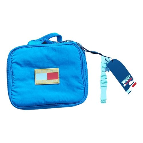 Pre-owned Tommy Hilfiger Travel Bag In Blue