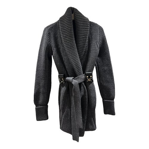 Pre-owned Gucci Wool Cardigan In Grey