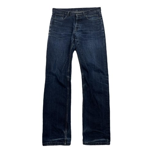 Pre-owned Rick Owens Drkshdw Straight Jeans In Navy