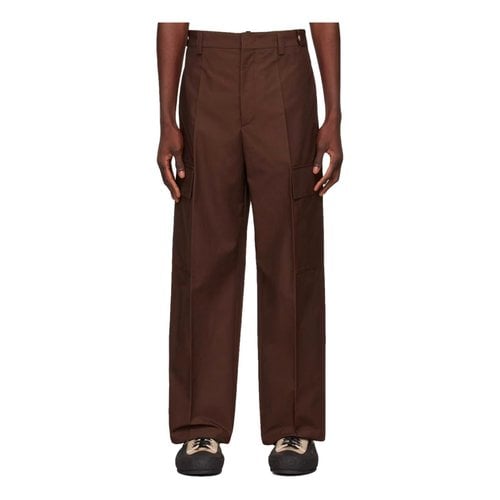 Pre-owned Jil Sander Trousers In Brown