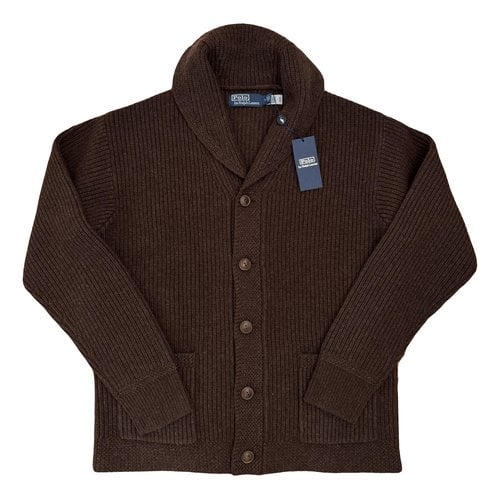 Pre-owned Polo Ralph Lauren Wool Pull In Brown