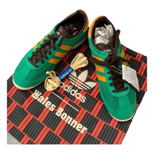 Pre-owned Adidas Originals Low Trainers In Green