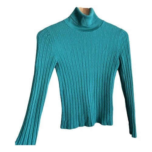 Pre-owned M Missoni Wool Jumper In Turquoise