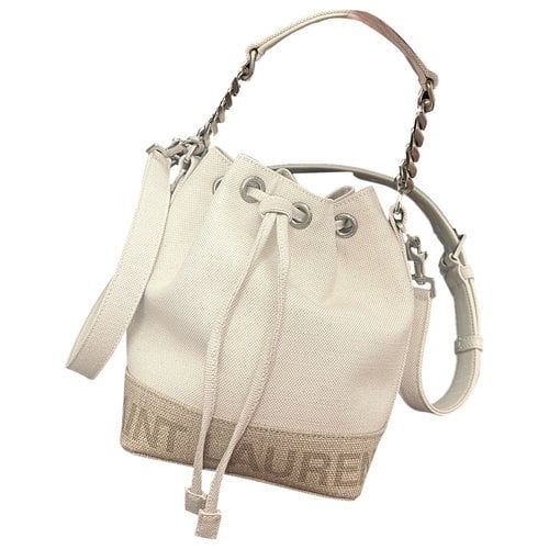 Pre-owned Saint Laurent Emmanuelle Crossbody Bag In Beige