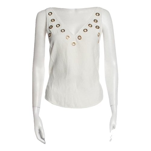 Pre-owned 10 Crosby By Derek Lam Camisole In White
