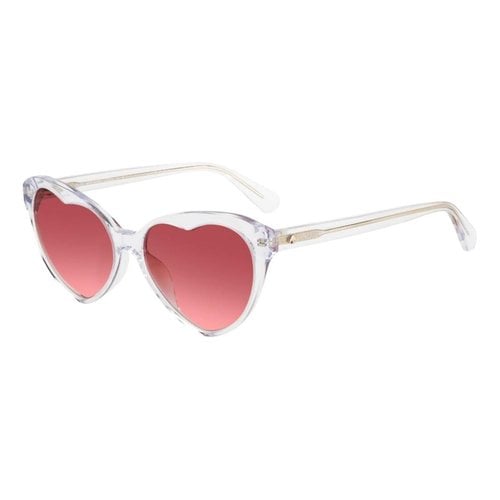 Pre-owned Kate Spade Sunglasses In White