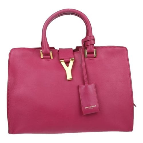 Pre-owned Saint Laurent Leather Handbag In Pink