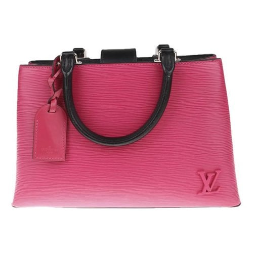 Pre-owned Louis Vuitton Kleber Leather Handbag In Pink