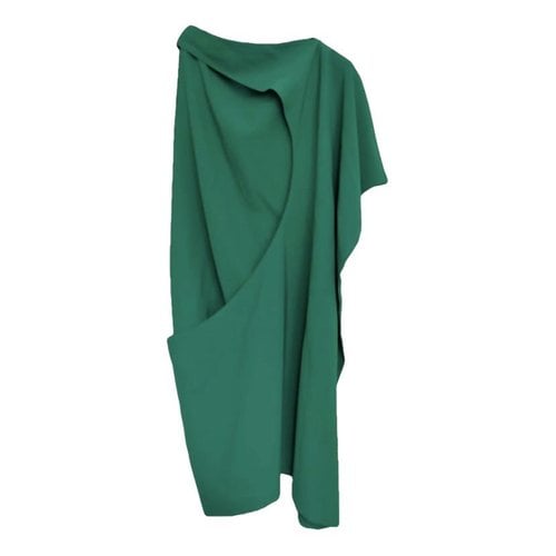 Pre-owned Issey Miyake Mid-length Dress In Green