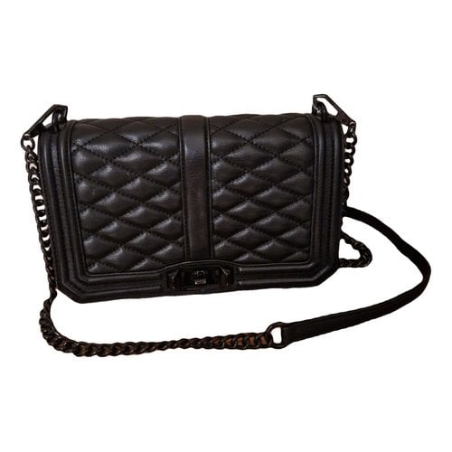 Pre-owned Rebecca Minkoff Leather Crossbody Bag In Black