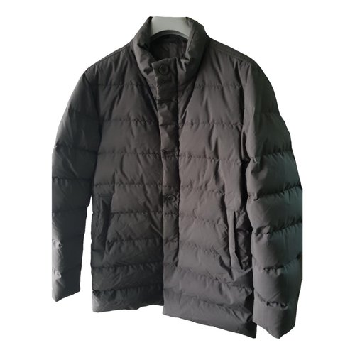 Pre-owned Herno Puffer In Grey