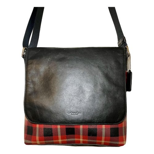 Pre-owned Coach Leather Bag In Multicolour