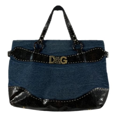 Pre-owned D&g Handbag In Blue