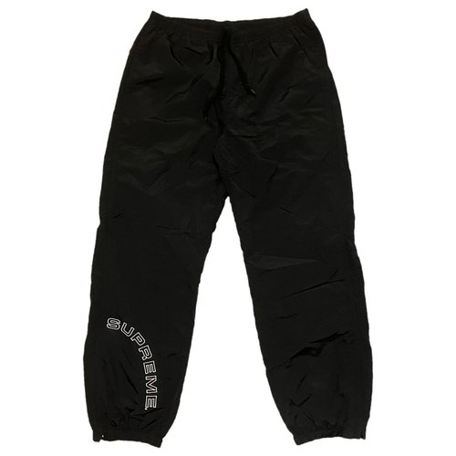 Pre-owned Supreme Trousers In Black