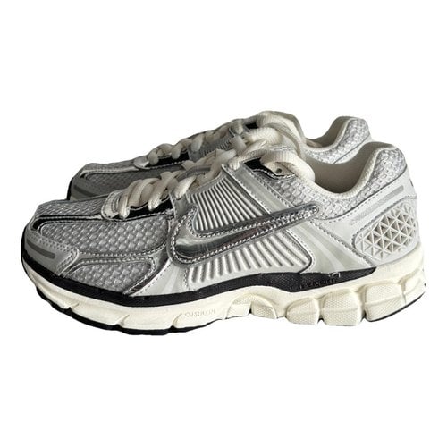 Pre-owned Nike Trainers In Silver