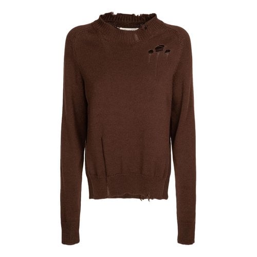 Pre-owned Maison Margiela Cashmere Jumper In Brown