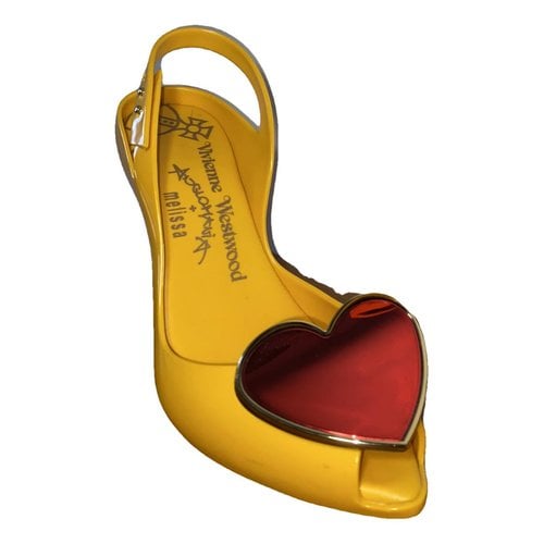 Pre-owned Vivienne Westwood Anglomania Heels In Yellow