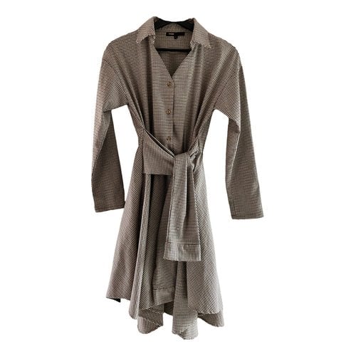 Pre-owned Maje Mid-length Dress In Brown