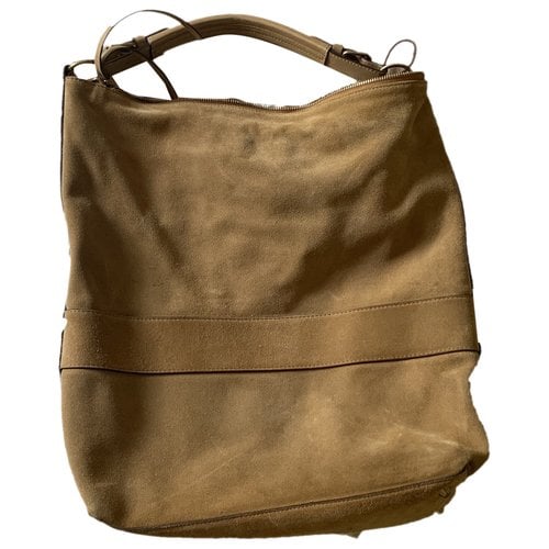 Pre-owned Gerard Darel Leather Handbag In Beige