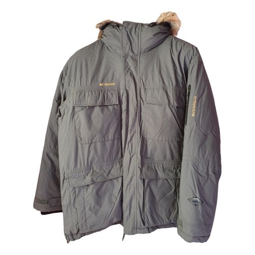 Pre-owned Columbia Parka In Grey