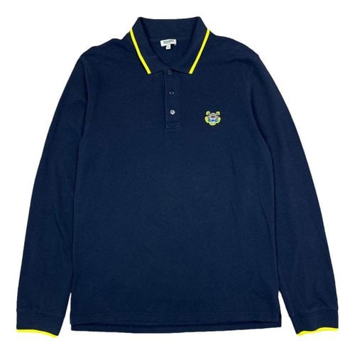 Pre-owned Kenzo Polo Shirt In Navy