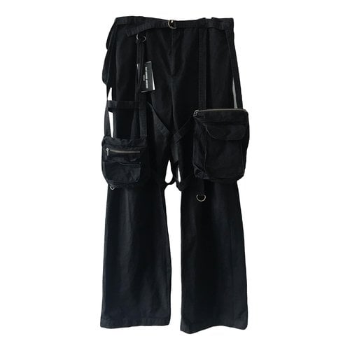 Pre-owned Raf Simons Trousers In Black