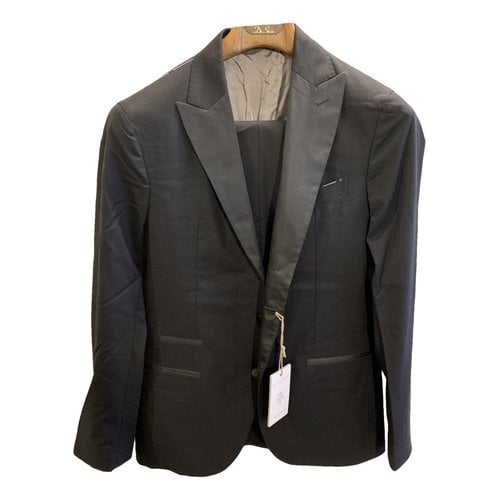 Pre-owned Eleventy Wool Suit In Black