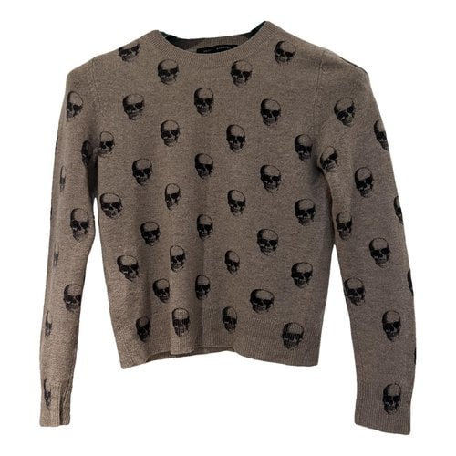 Pre-owned Skull Cashmere Cashmere Jumper In Grey