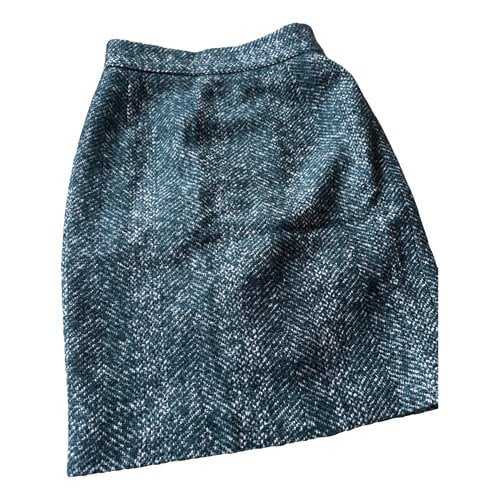 Pre-owned Malo Wool Mid-length Skirt In Green
