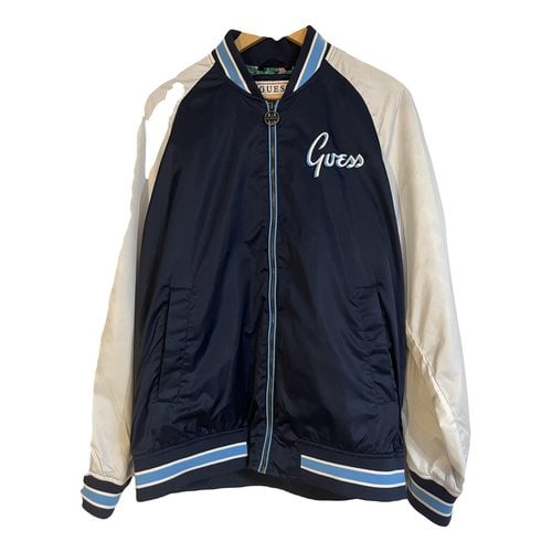 Pre-owned Guess Jacket In Navy
