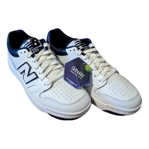 Pre-owned New Balance Low Trainers In White
