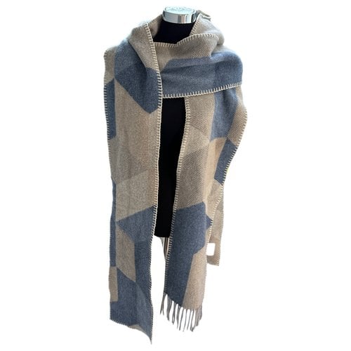 Pre-owned Holzweiler Wool Scarf In Multicolour