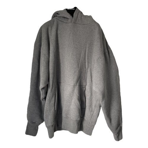 Pre-owned Balenciaga Sweatshirt In Grey