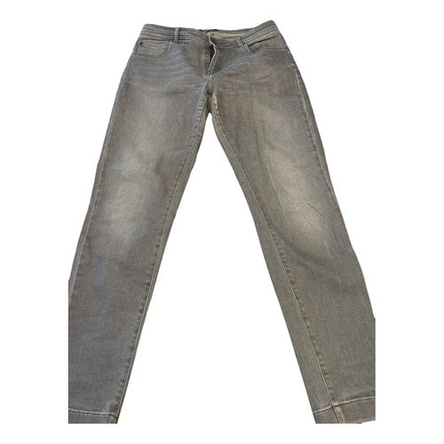 Pre-owned Sessun Slim Jeans In Grey