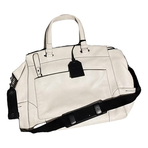 Pre-owned Reed Krakoff Leather Handbag In White