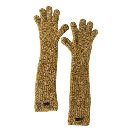 Pre-owned Burberry Long Gloves In Camel