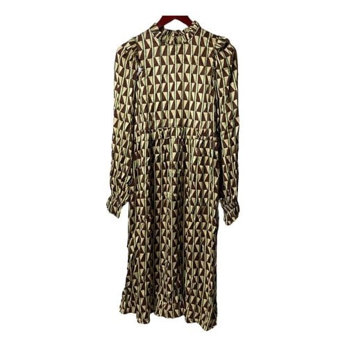 Pre-owned Kitri Mid-length Dress In Brown