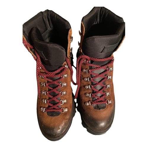 Pre-owned Dsquared2 Leather Boots In Brown