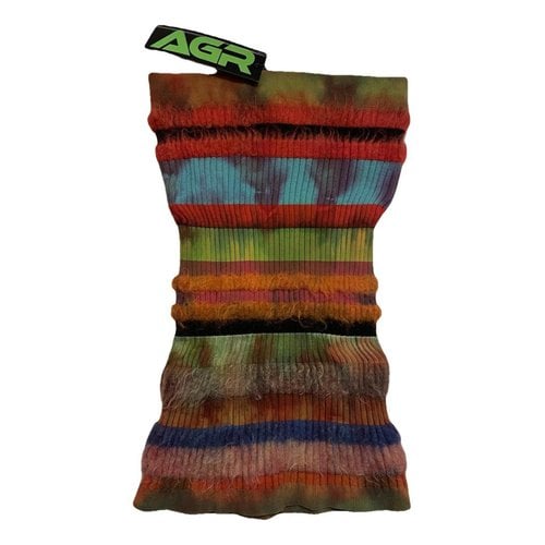 Pre-owned Agr Mini Skirt In Multicolour