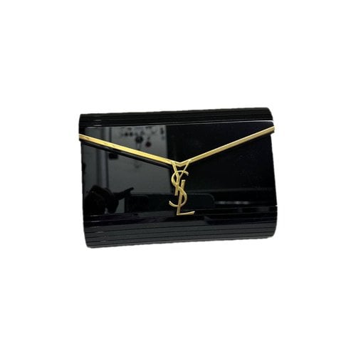 Pre-owned Saint Laurent Vicky Handbag In Black