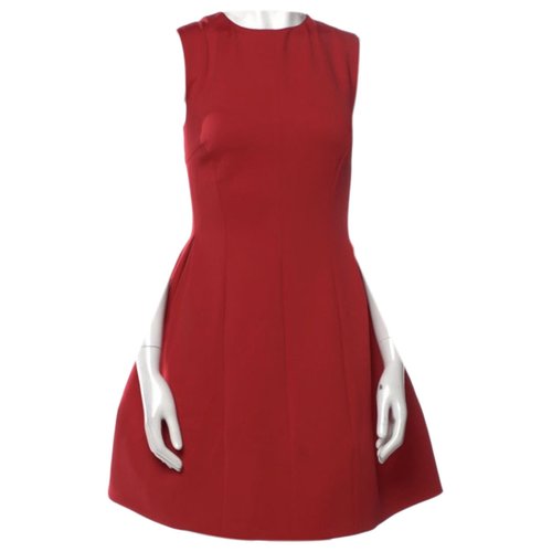 Pre-owned Cushnie Et Ochs Mini Dress In Red