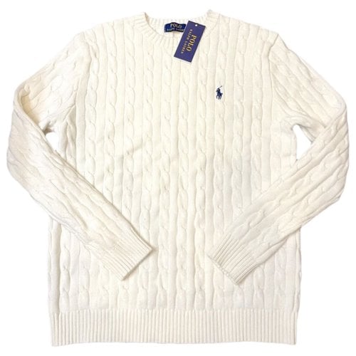 Pre-owned Polo Ralph Lauren Pull In White