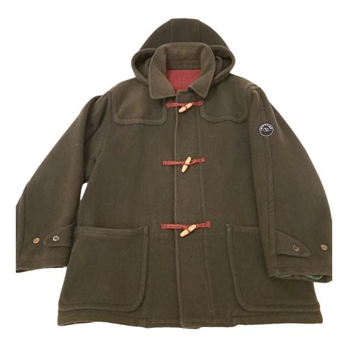 Pre-owned Valentino Wool Dufflecoat In Green