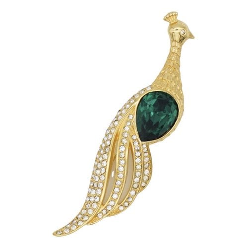 Pre-owned Dior Pin & Brooche In Green